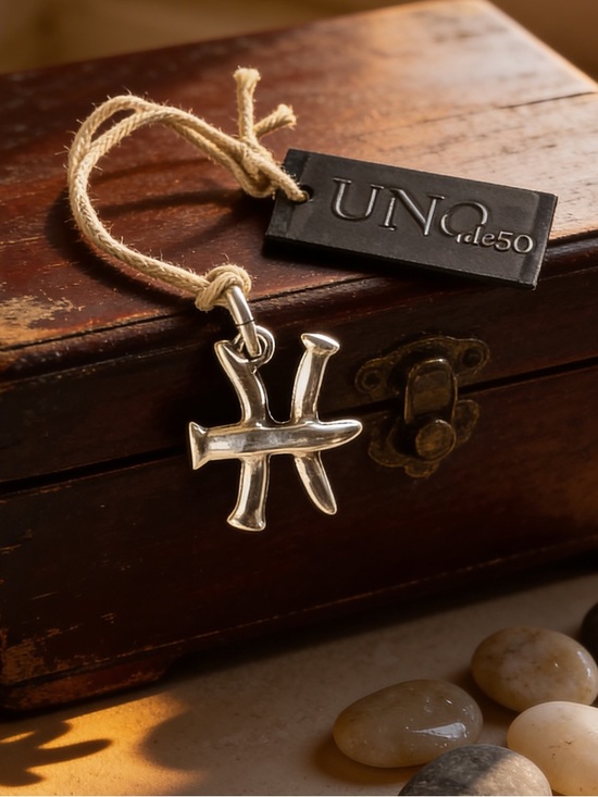 UNO de 50 Jewelry - Pisces Sterling Silver-Plated Charm by UNO de 50